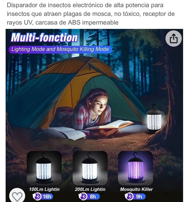 Disparador de insectos electrónico alta potencia