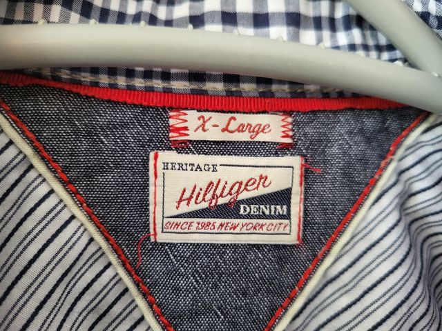 Camisa hombre cuadros manga corta XL