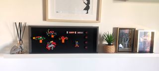 Quadro da collezione Lego e Hot Wheels artigianale