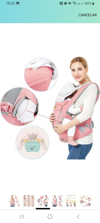 Dos mochilas portabebe mellizas