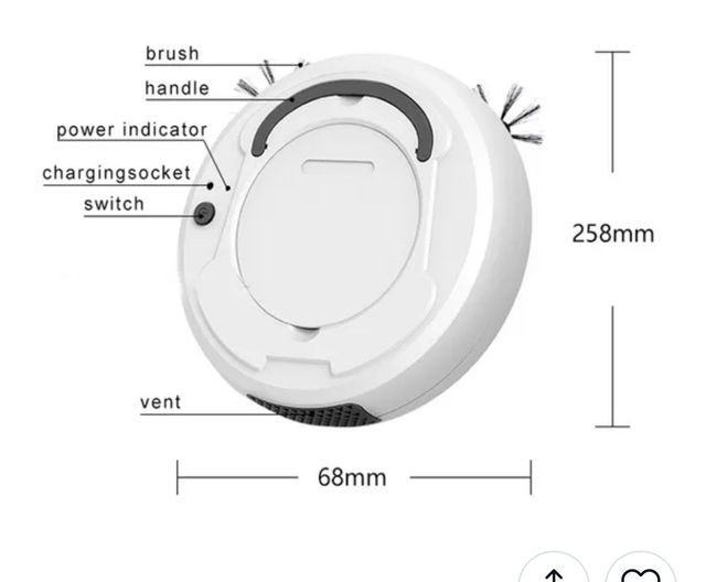 Robot aspiradora inteligente VACUUM