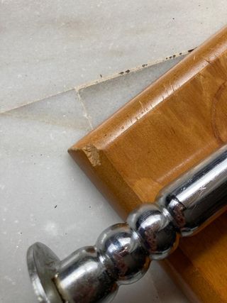 Jamonero de madera y cuchillo jamonero