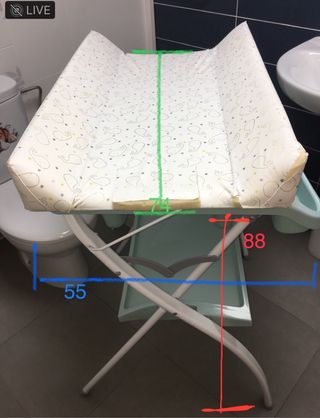 Cambiador/bañera bebe