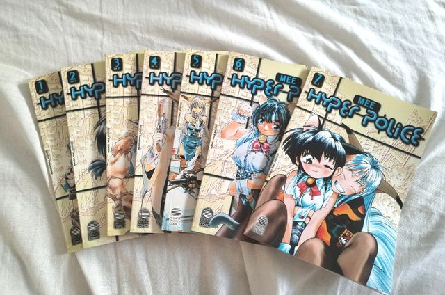 Comics +DVD Manga "Hyper Police"SOLO HOY