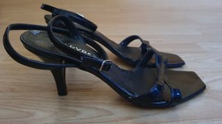 Sandalias negras tacón Marypaz 36