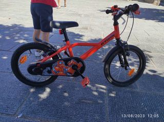 Bicicleta niño 16 pulgadas Btwin