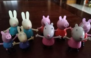 Figuras Peppa Pig goma pvc