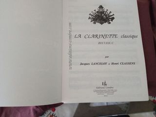 Libro clarinete