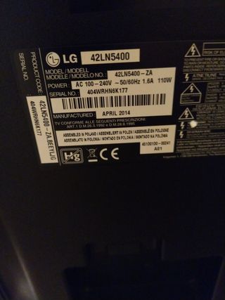 Televisor LG LED 42"