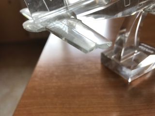 maqueta cristal avión c295