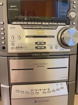 Equipo de musica con DVD SONY