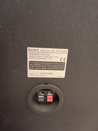 Equipo de musica con DVD SONY