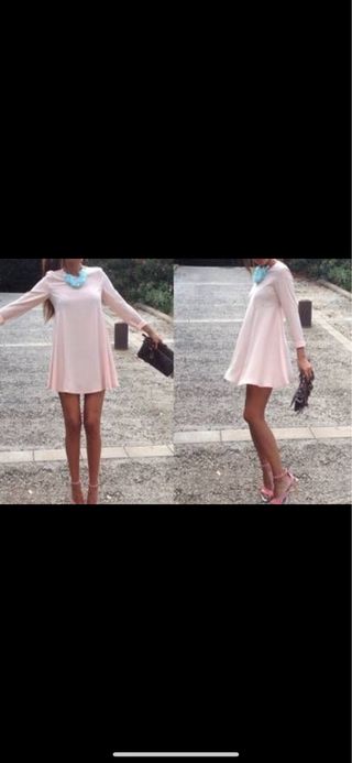 vestido babydoll zara