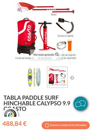 TABLA DE PADDLE SURF