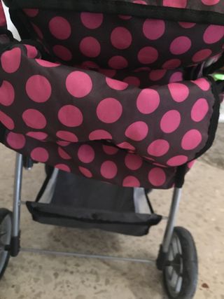 Carro de muñecos gemelar+porta bebés