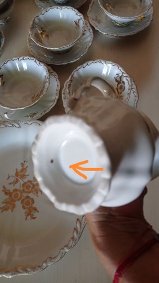 Vajilla. Juego de café - té