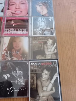 Thalia lote 8 discos