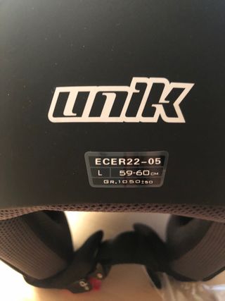 Casco moto nuevo negro mate