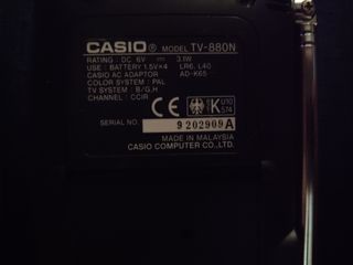 pack TV portátil casio