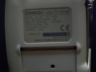 pack TV portátil casio