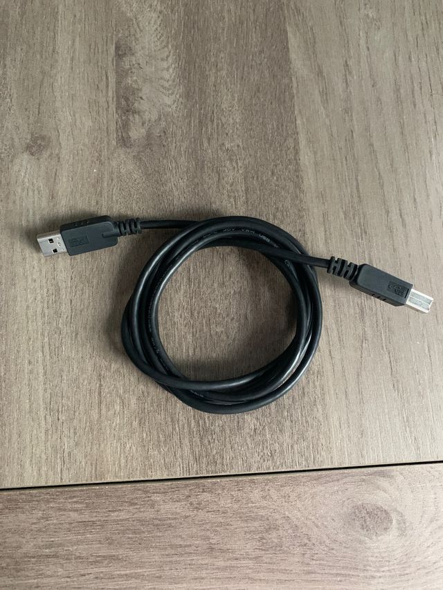 Cable HP para Impresora A a B Negro 1,5 m