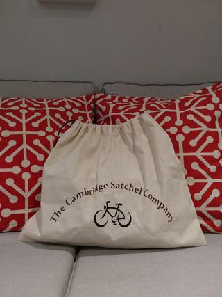 Bolso Satchel de cuero azul surf