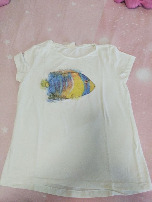 Lote 3 camisetas brillos 9-10 años