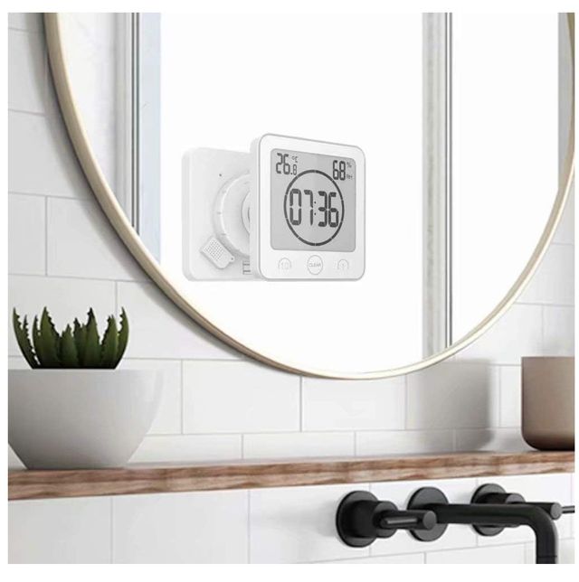 RELOJ DE BAÑO, DUCHA / IMPERMEABLE