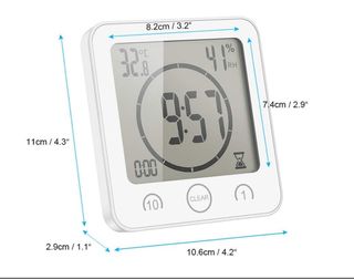 RELOJ DE BAÑO, DUCHA / IMPERMEABLE