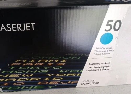 Tóner Láser HP LaserJet Cian ref Q7581A Nuevo