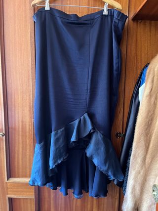 Traje 3 piezas azul noche de fiesta