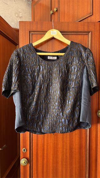 Traje 3 piezas azul noche de fiesta