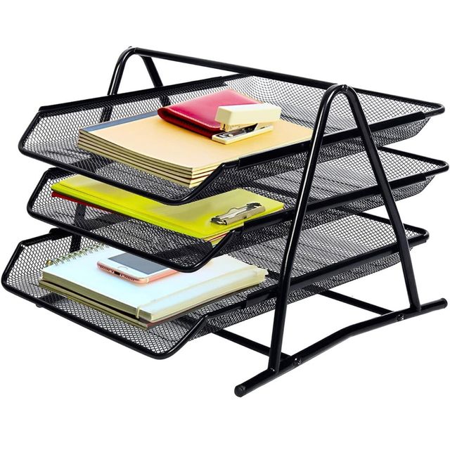 Nuevo. Bandeja apilable de 3 niveles