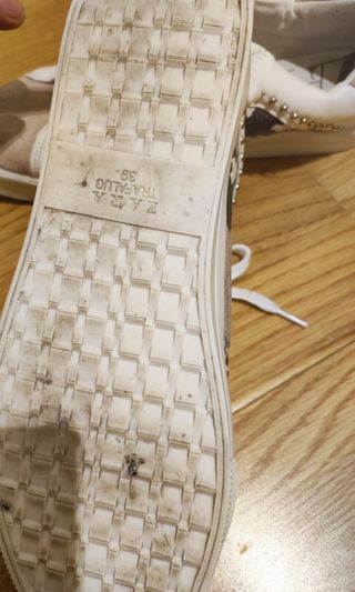 zapatillas bajas de polipiel y antelina