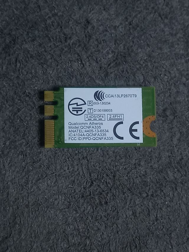 Placa Lenovo Modelo WLAN: QCNFA335