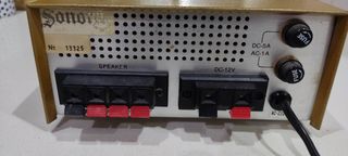 Golden sono amplificador con casetera.