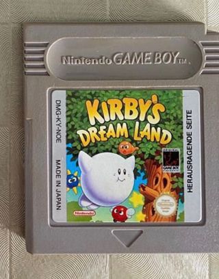 Juego Kirby's dream land Game Boy.