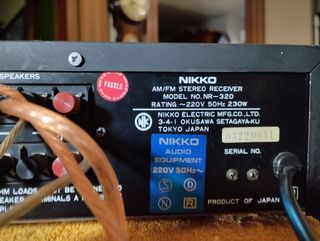 NIKKO Receiber NR 320 gama media alta