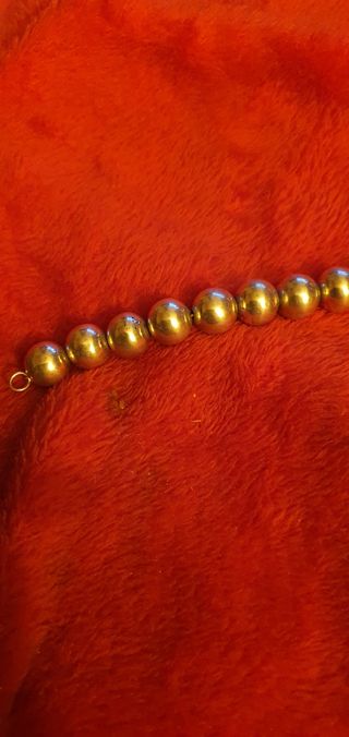 PULSERA BOLAS PLATA925 MEXICO.