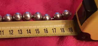 PULSERA BOLAS PLATA925 MEXICO.