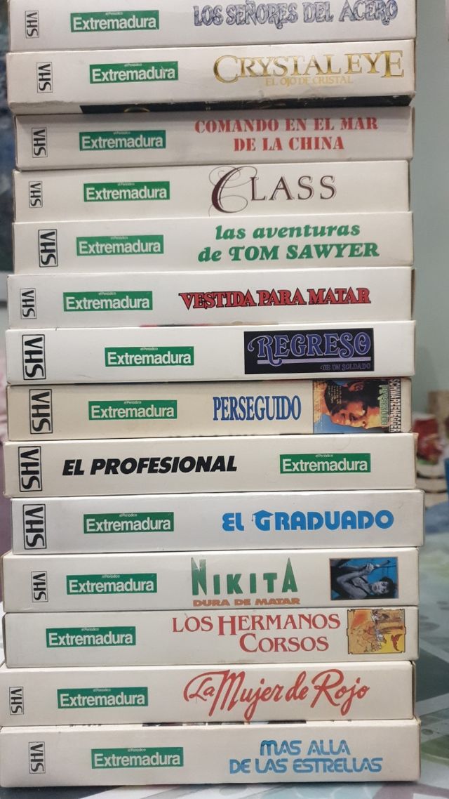 Lote Cintas Video VHS