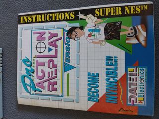 SNES Pro Action Replay cartucho trucos