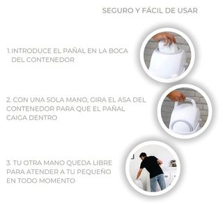 Contenedor de pañales