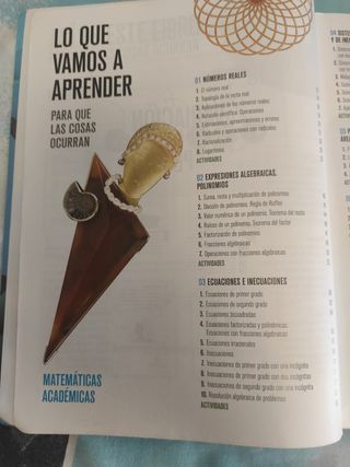 Libro Matemáticas academicas 4° Eso..