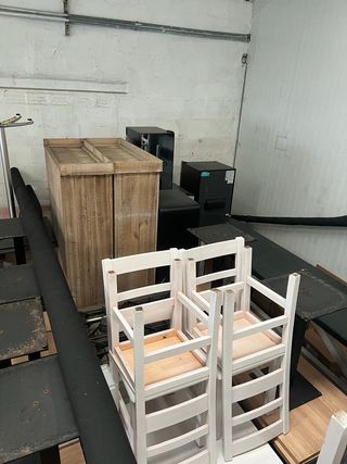 SILLAS MADERA MACIZA HOSTELERIA, BAR