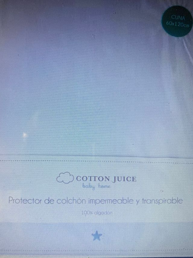 Protector de colchón de cuna