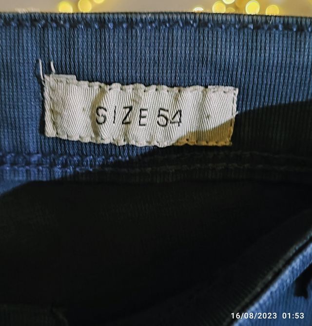 Pantaloncino chino taglia XL