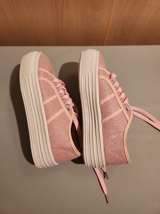 Zapatillas rosas talla 40