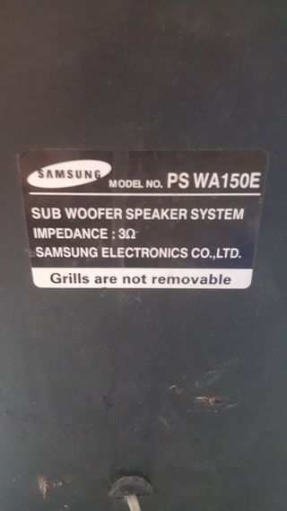 Subwoofer Samsung muy buen Sonido