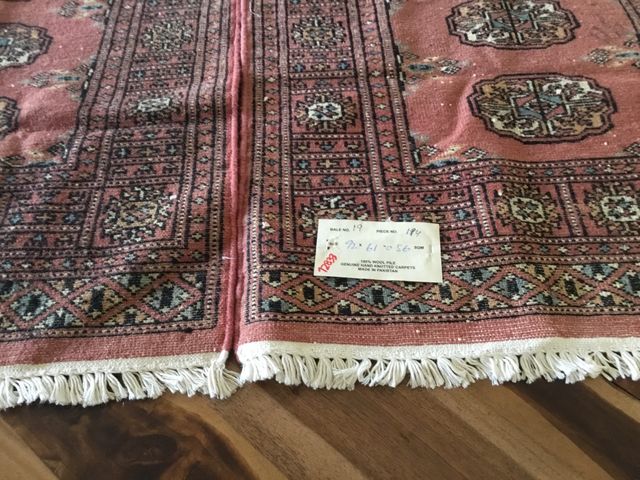 Alfombras orientales (2 piezas idénticas). Nuevas